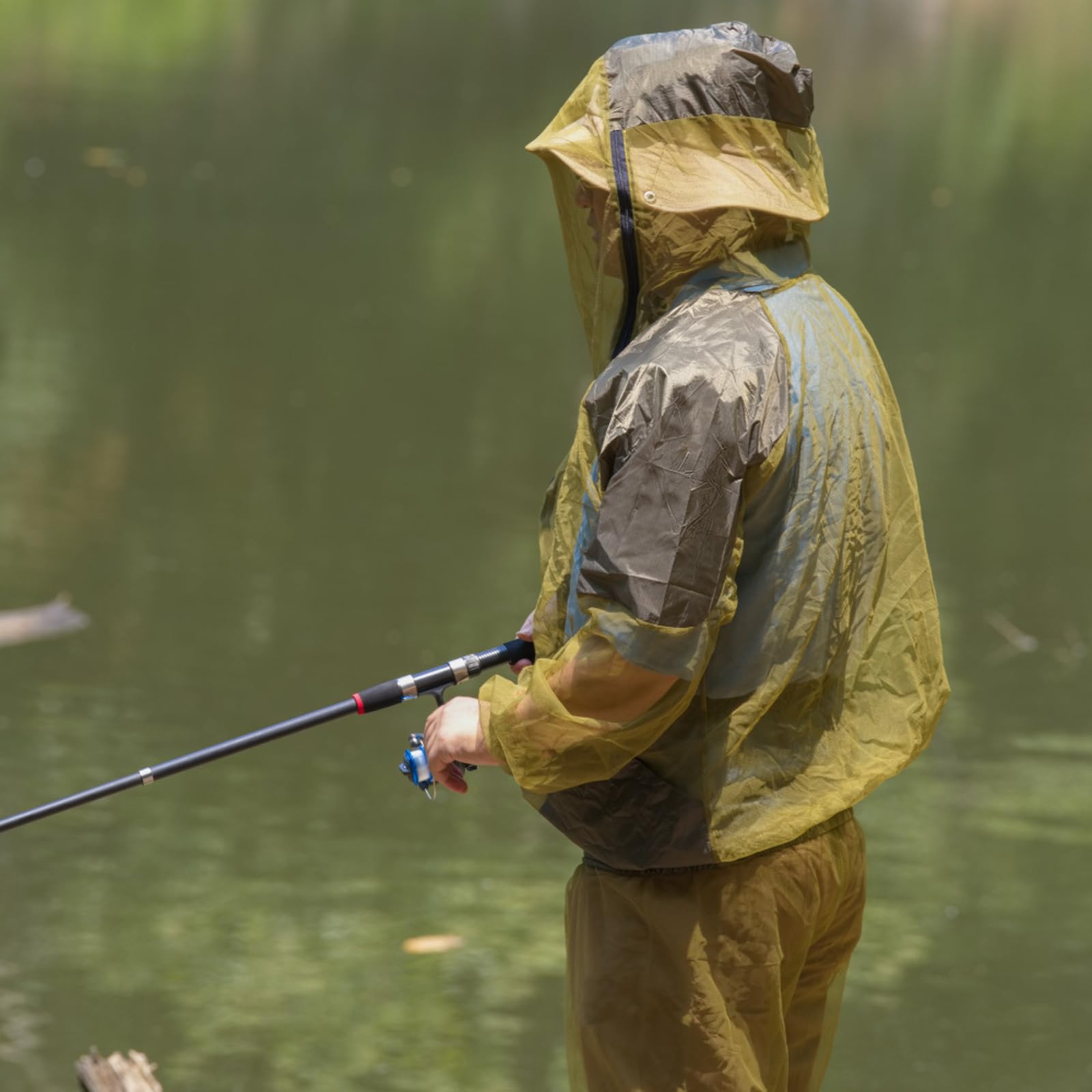 Repellenti per zanzare Tuta esterna Elastici Regolabili Polsini per Escursioni e Campeggio Esplorazione Portatile Abbigliamento da Campeggio