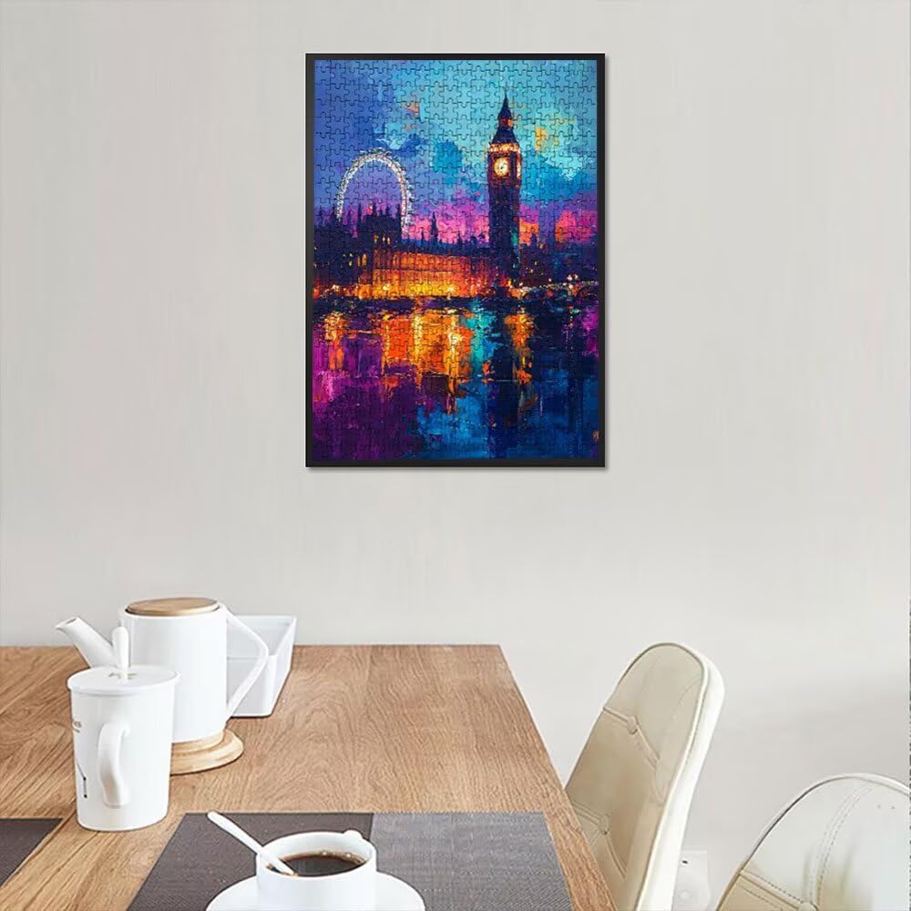 Puzzle 4000 sztuk, diabelski młyn Big Ben dla dorosłych 4000, drewniane puzzle, klasyczne gry edukacyjne, niemożliwe wyzwanie, rodzina gier, kreatywny prezent DX0YL1-708