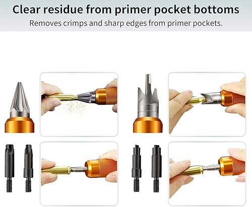 Miniatura 4 de Ludex Case Prep - Herramienta múltiple para recortadora de estuches, limpiador de bolsillo para manualidades, escariador y herramientas de