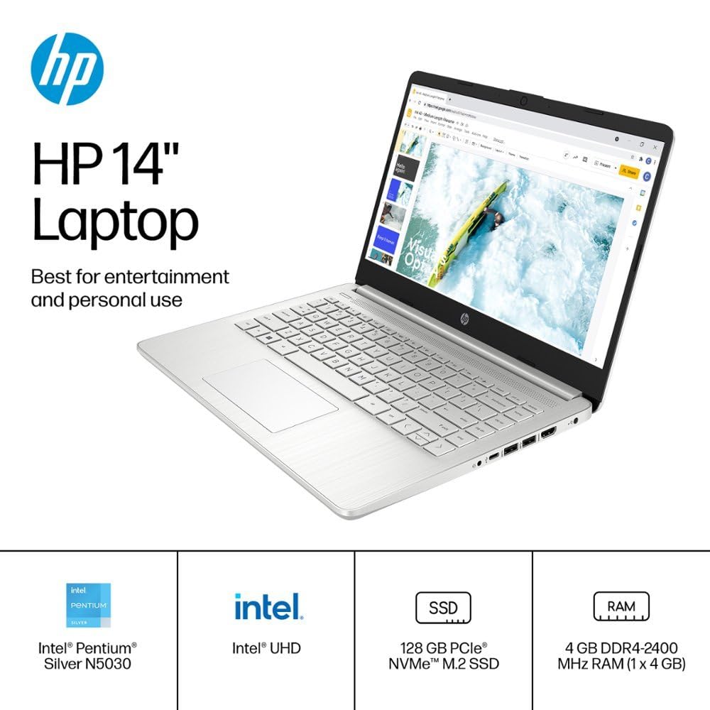 Amazon.co.jp: HP 14インチHDノートパソコン、Intel Pentium Silver