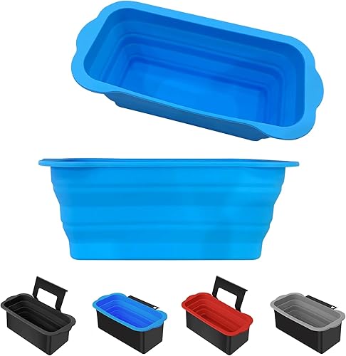 FUYOULILO Paquete de 2 forros de grasa para Blackstone de silicona para recogedor de grasa reutilizables, forros de bandeja de goteo para parrilla