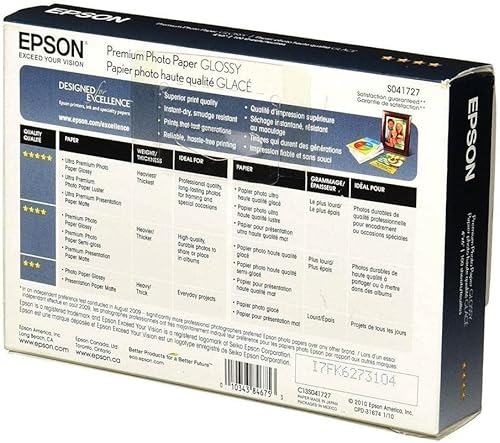 Miniatura 5 de Papel para fotografía Epson de calidad prémium, brillante, Blanco