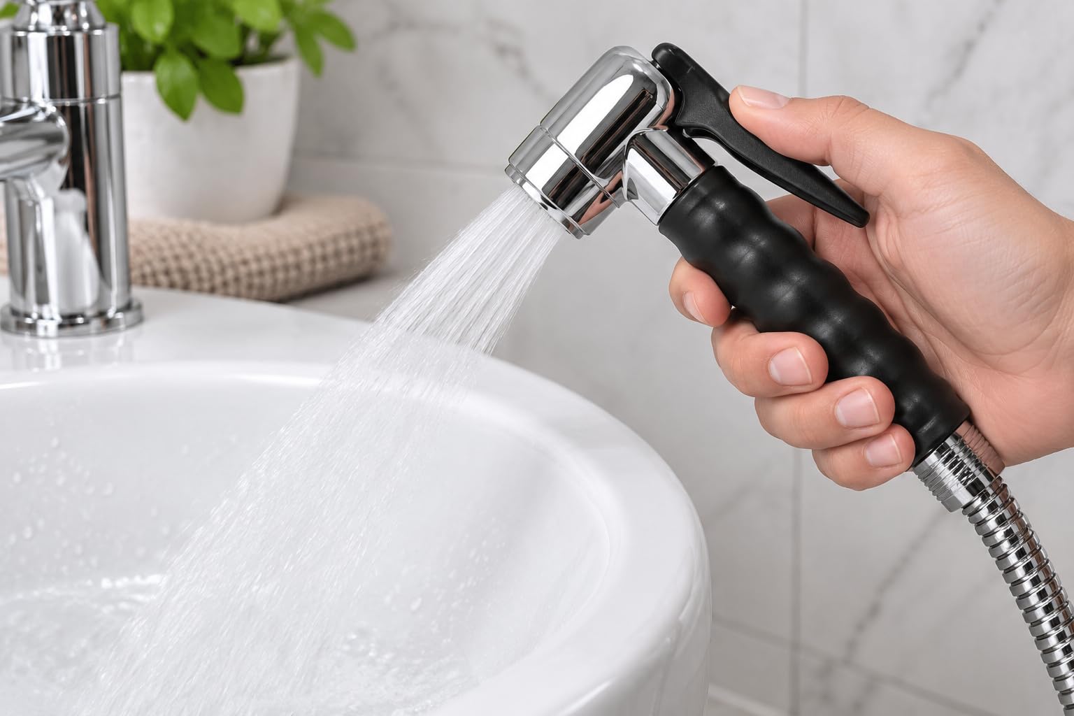 Douche douchette en laiton de prélavage, en abs levier, pour cuisine industrielle