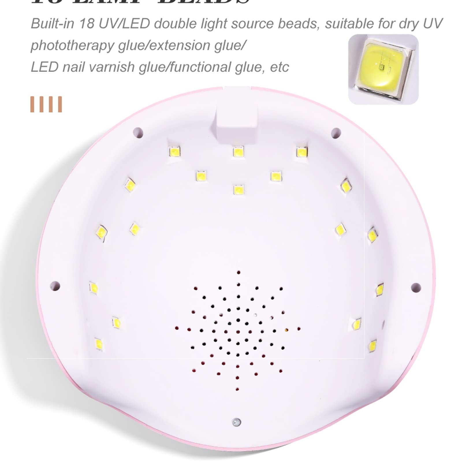 ZYC 54w Led UV Nail Lamp Gel Lacquer Dryer Gelpolish Curing Light Sun UV Manicure Lamps Led Nail Art Lamp Nail Equipment