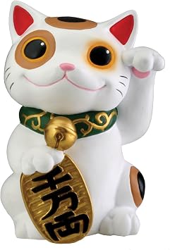Maneki Neko Money Lucky Cat Chinese Japanese Statue