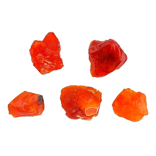 Miniatura 5 de CRYSTALINE 5pcs AAA Natural Raw Mexican Fire Opal Gemstones Rough Wholesale Loose Bulk Jewelry Making Supply, Chakra & Healing Energy Crystals