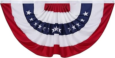 Amazon.com : Valley Forge Flag PMF Pleated Mini Fan Flag With Stars ...