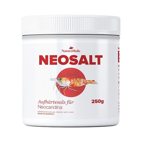 NatureHolic Saltea Neocaridina - Sal de endurecimiento para camarones Neocaridina en acuario, para agua…