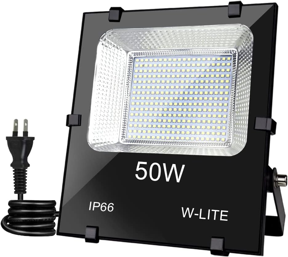 Depuley Led 投光器 50w 作業灯led ライト 灯光器 4000lm 高輝度 昼光色 Pse適合 Ip66 屋外 防水 100v対応 フラッドライト ガレージ 看板灯 集魚灯 省エネ 駐車場 庭園 アース付きプラグ ナイター 野外 q キャンプ 180 角度調整機能 1 5コード 防犯 防災 舞台照明
