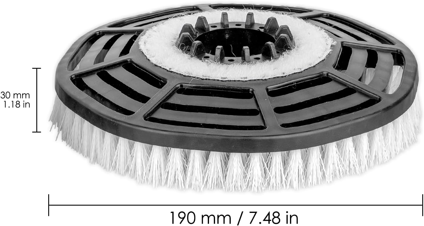 (2 Pack) S7000 Upgraded Steam Mop Replacement Brush Pads Compatible with Shark Steam and Scrub Mop S8201, S8001, S7201, S7000 Series, S8000, S7001, S7005, S7000AMZ, S7001TGT, Replacement Brush Heads
