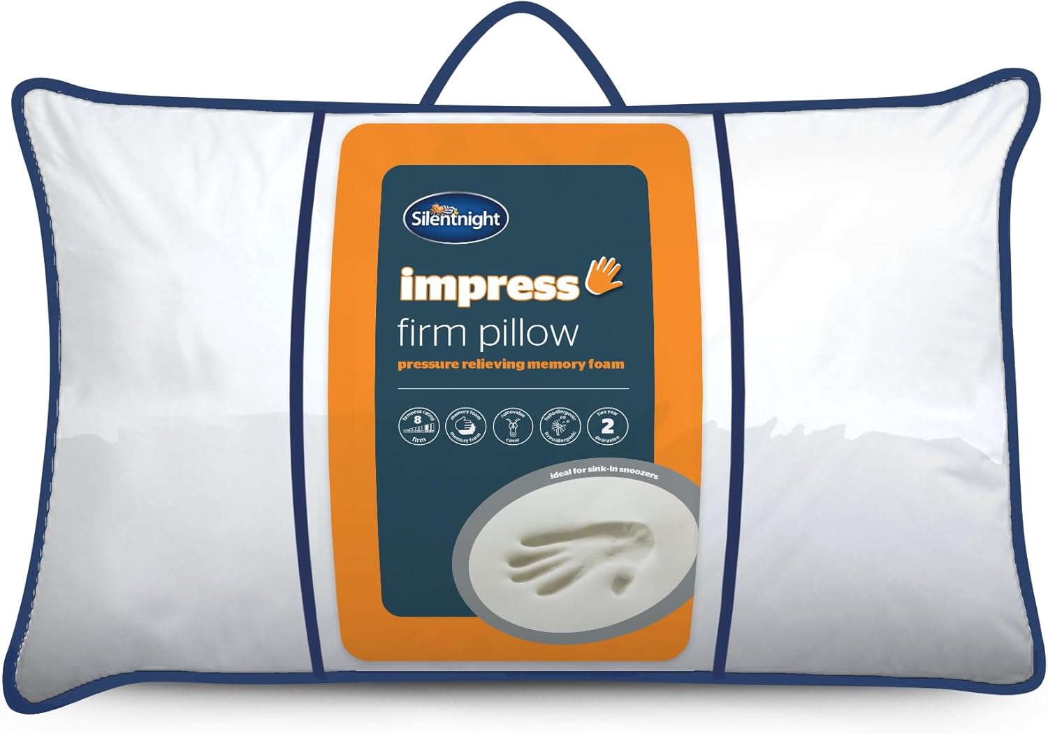 Silentnight Memory Foam Pillow Orthopedic Pillow for Shoulder and