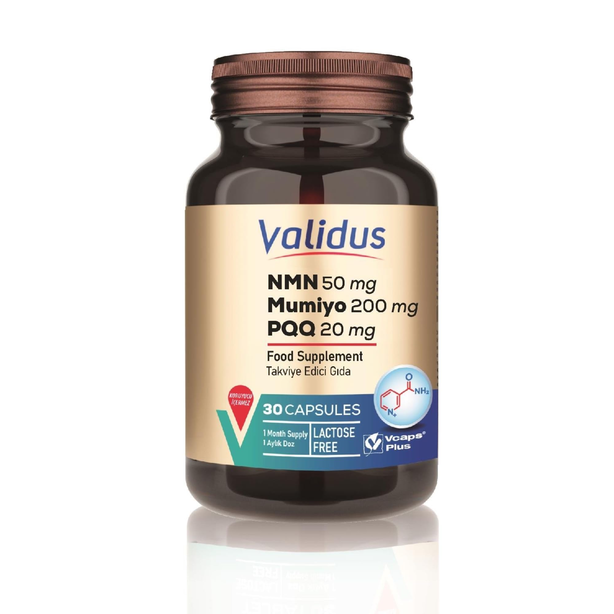 Validus Vitaminler, Mineraller ve Takviye Edici Gıda 30 Kapsül