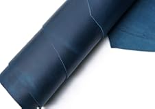 Tooling Leather Square 2&period;0mm Thick Finished Full Grain Cowhide Leather Crafts Tooling Sewing Hobby Workshop Crafting Leather &lpar;Blue&comma; 12X12inches&rpar;