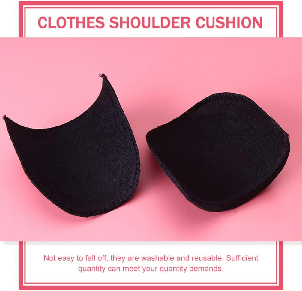 MAGICLULU 20pair Non-Slip Shoulder Cushion Pads for Comfortable Sponge Shoulder Enhancer Washable and Reusable for Clothing Supply and Sewing Accessories