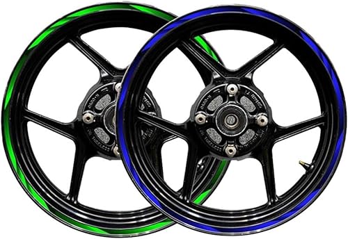 Miniatura 8 de Calcomanías de motocicleta para llanta de rueda Bajaj para Dominar 400 para Platina para Pulsar 100 125 150 200 17 pulgadas calcomanías de llanta