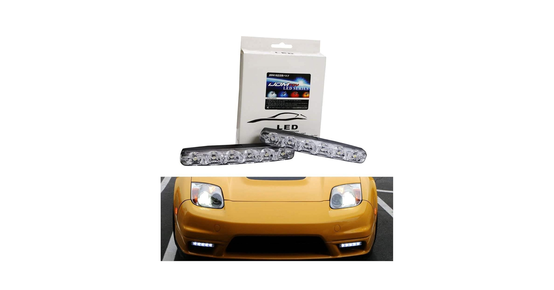 Amazon.com: iJDMTOY Universal Fit 6000K Cool White 6-LED