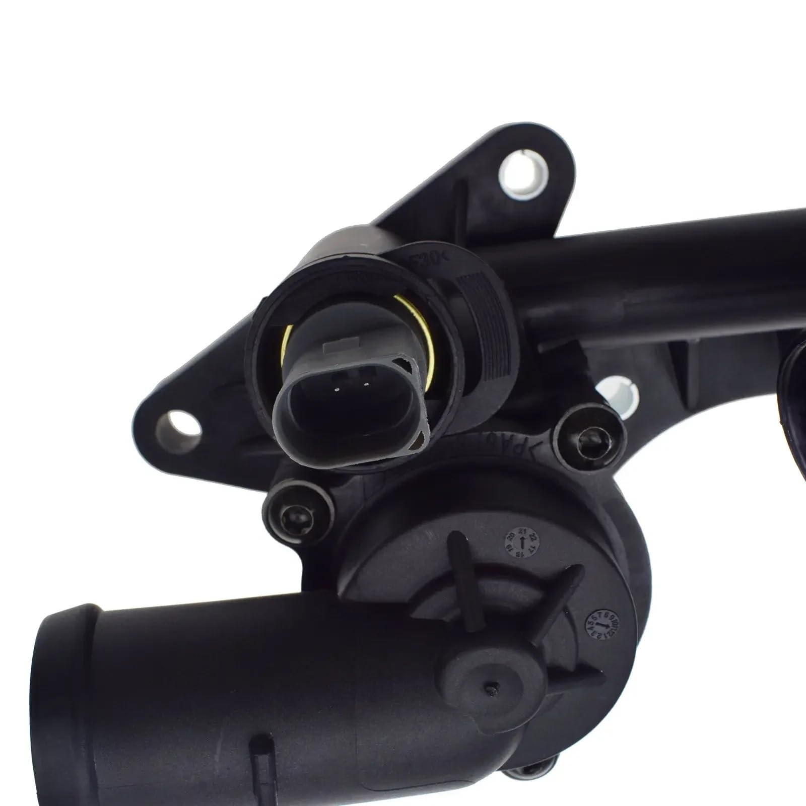 Brida termostato con bulbo de temperarura y tubo agua Para Vw | Para Vento 14-18 1.6L gasolina 03C121065B,03C121111AE(Thermostat Housing)