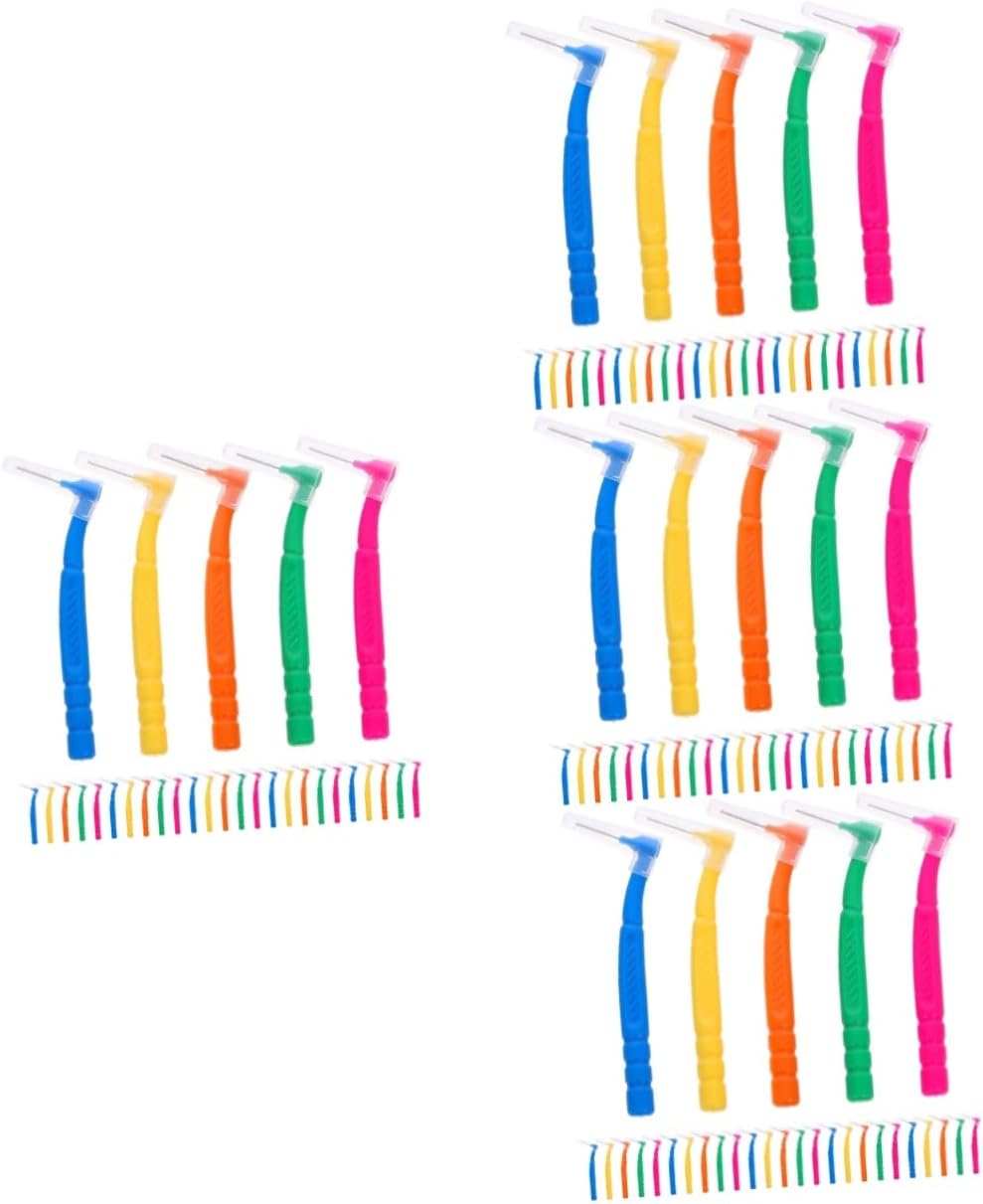 120pcs Interdental Toothbrush Compact Manual Cleaner for Oral Care for Easy to Use Prevent Decay Bad Breath