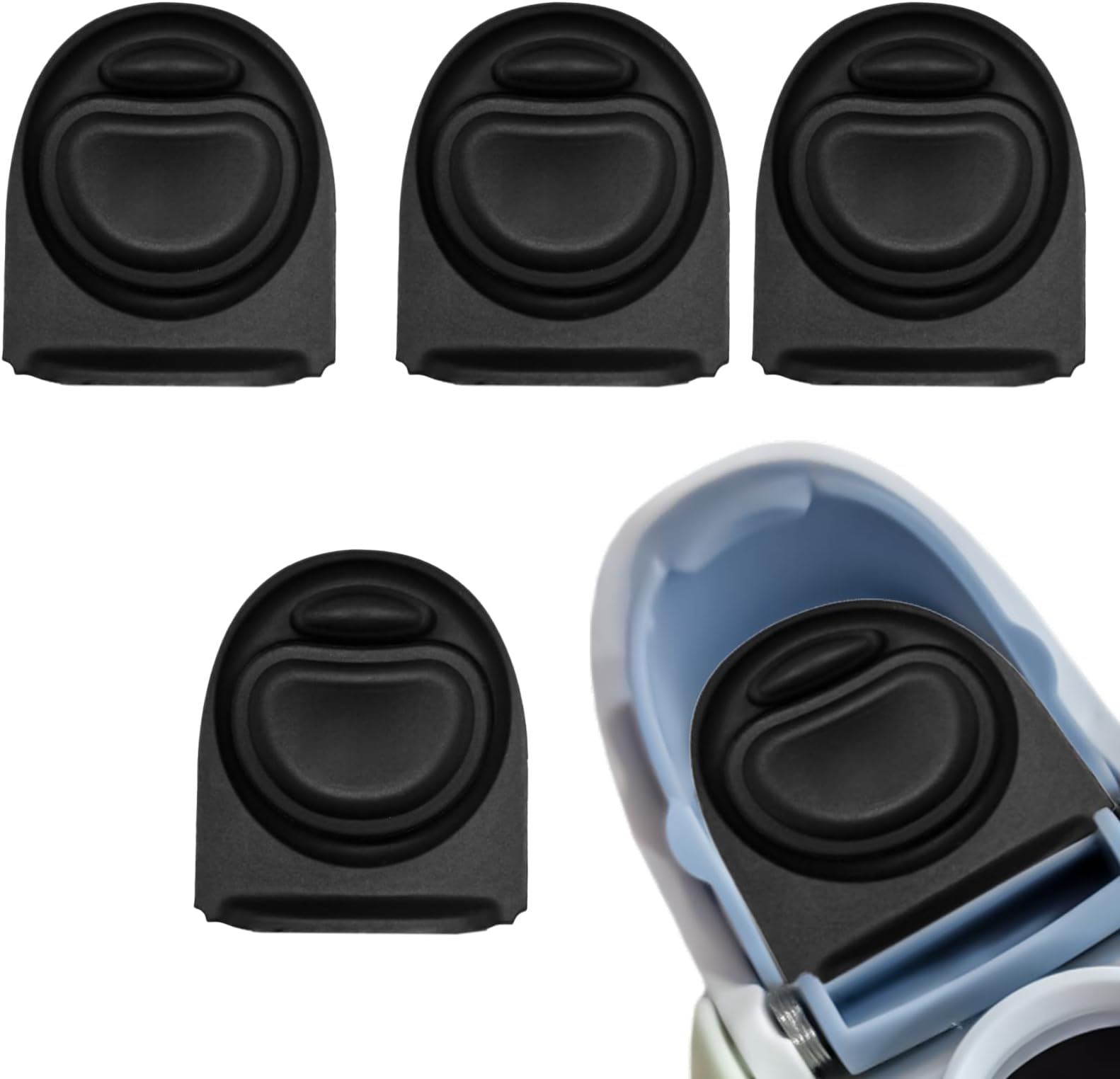 4 Pcs Replacement Stopper Compatible with Owala FreeSip 19/24/32/40oz,Water Bottle Top Lid Gasket,Cap Stopper Cover for Owala Seal Bottle Cap Mouth Stopper Replacement Parts Silicone Plug Accessories