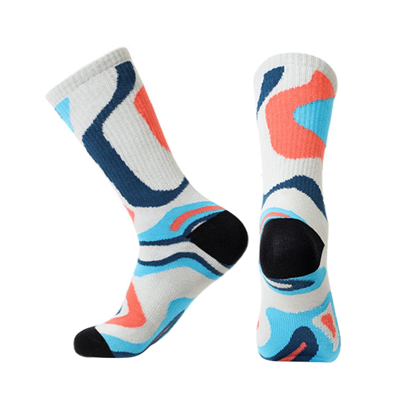calandis Calandis™ Colorful Patterned Crew Socks Funny Crazy Combed Cotton Socks Pattern 1 L-XL | Socks | Mens Clothing | Clothing & Accessories | Fitness Running & Yoga-picture-14