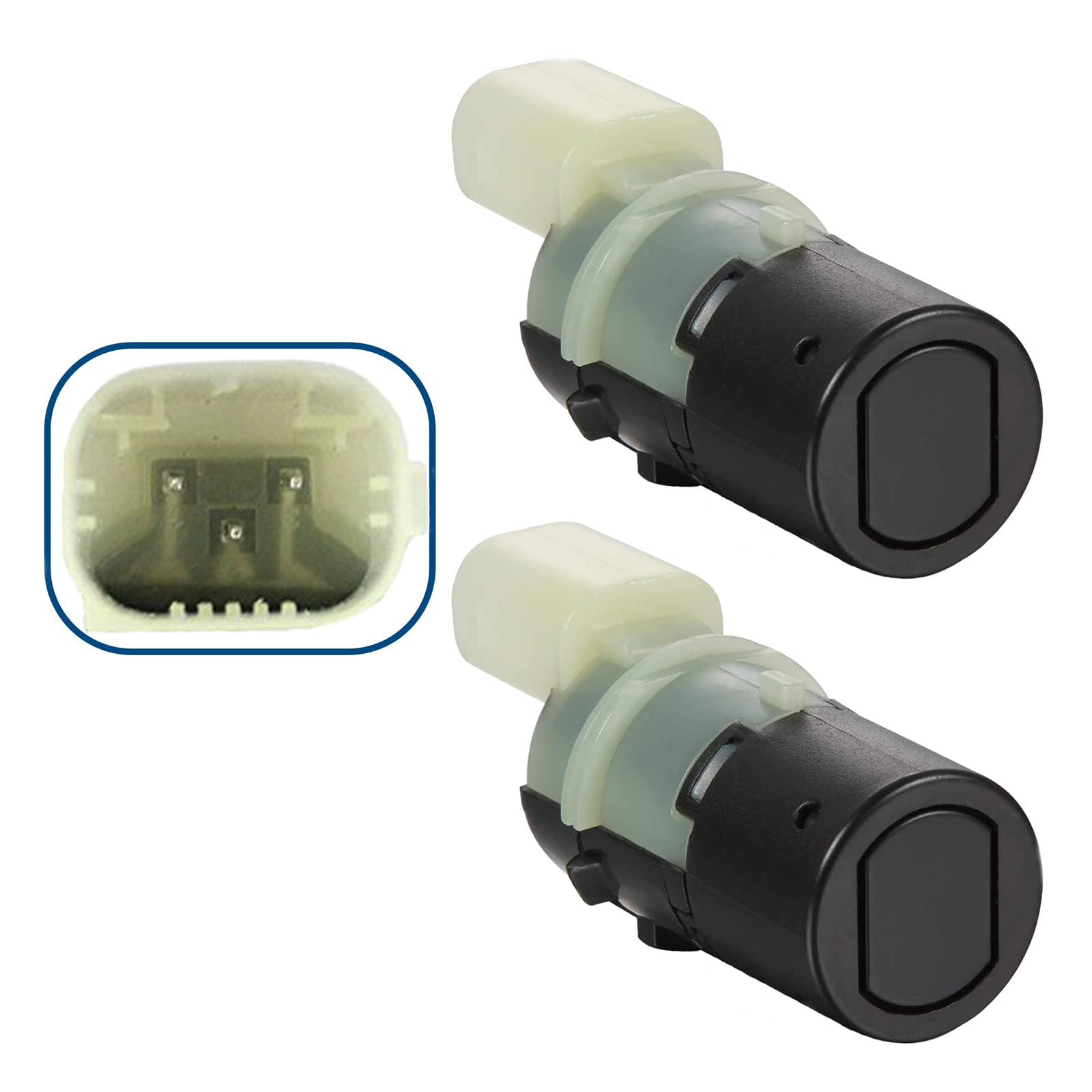 (Lot de 2) Capteurs Radar de Recul Aide Stationnement Avant compatible pour SÉRIE 3 COMPACT COUPE DECAPOTABLE TOURING (E46) de 1994 à 2000-6902180 8380318