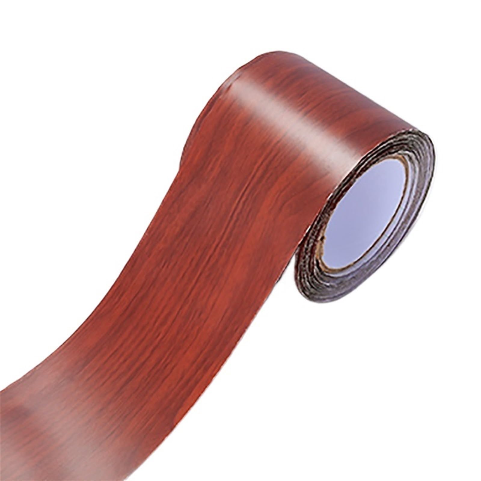 Yxinaer 02 Dado Rail Self Adhesive Border Sticker Self-Adhesive Waterproof Wallpaper Sill Door Frame Floor Wall Decor Wood Grain Baseboard(,1Mx10cm)