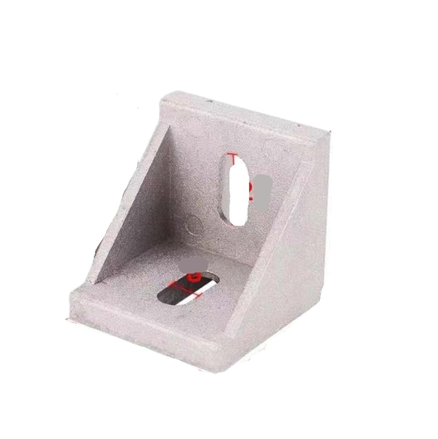 2 Pcs 2020 2028 2040 3030 3060 4040 Angle Accessories Angle Aluminum L Connector Bracket Fasteners Matching Use Industrial Aluminum Profiles(4545)