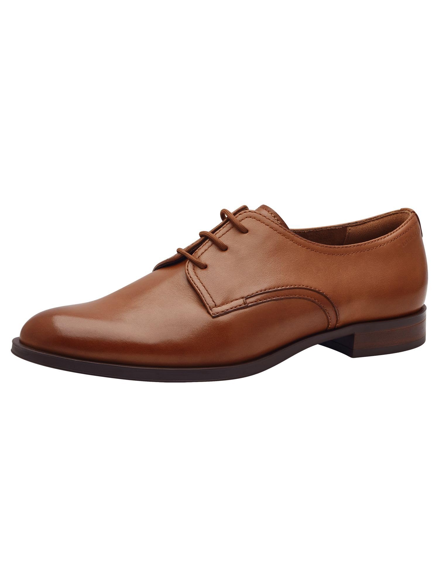 Tamaris Leather Brogues Women's Cognac Size 40 (6.5)