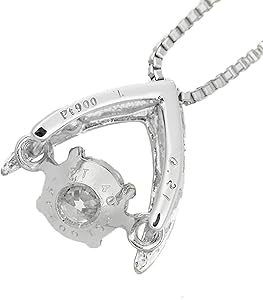 クローバーネックレス PT900 ダイヤモンド0.2ct 総重量1.74g 公式