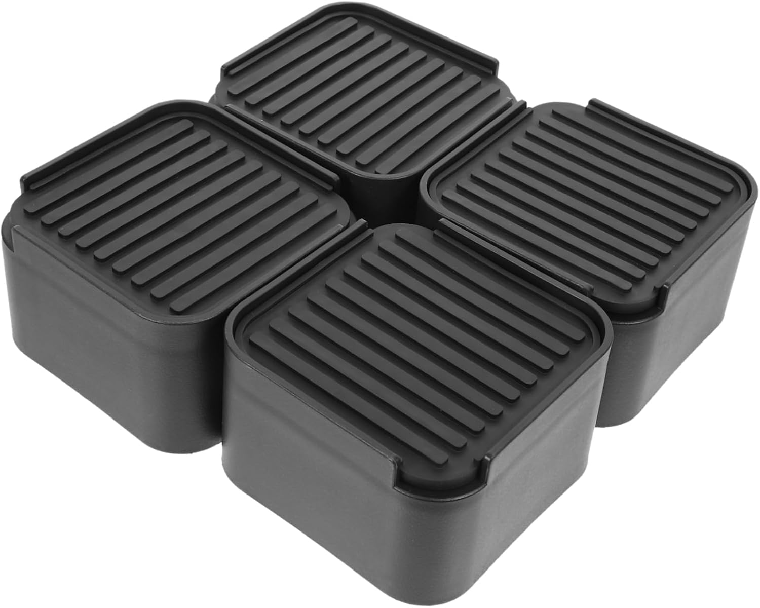 1set Adjustable Bed Risers Heavy Duty Furniture Foot Pads for Heightening Beds Tables and Chairs for Home Dorm and Office Use Elevate and Your Space