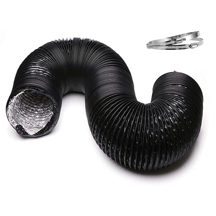Buy Duct Hose 4 Inch Dryer Vent Hose by 12 Feet Air Duct Flexible 4Layers Aluminum Dryer Vent