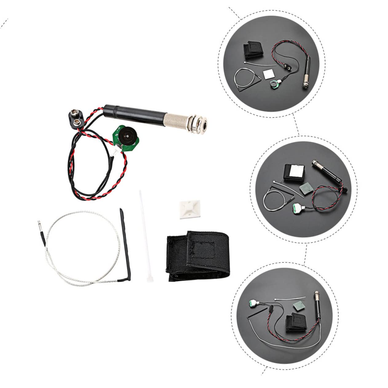 SUPVOX 5 Sets Guitar Pickup Accessory for Guitar Piezoelectric Design Versatile Guitar Replacement Part Easy to Use