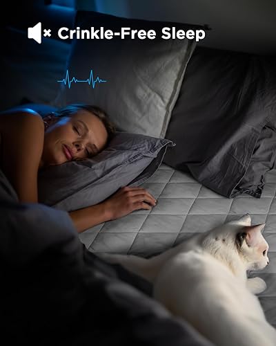Miniatura 4 de Perlecare PCMP01WQ - Protector de colchón acolchado para colchones de hasta 21 pulgadas de grosor, transpirable y refrescante con esquinas