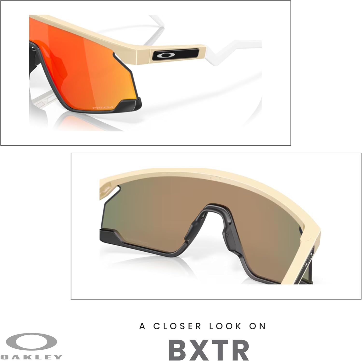 Oakley BXTR OO9280 Shield Sunglasses for Men for Women+ Bundle Accessory Leash Kit, Microfiber Pouch - Image 6