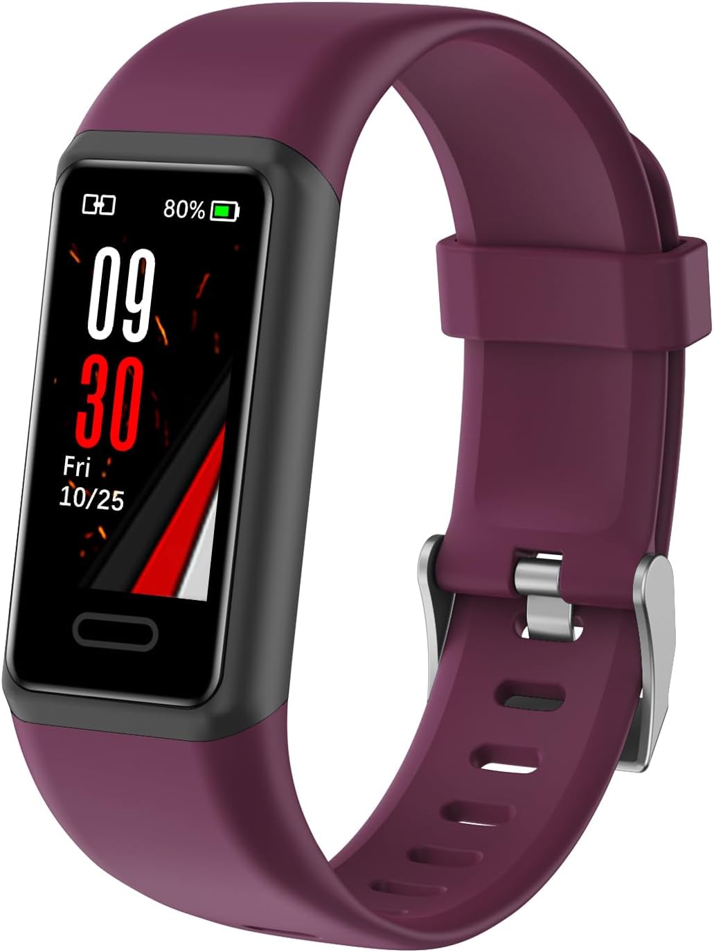 Smart Watch, Wristband, Activity Tracker, Compatible with iPhone & Android, Pedometer, Wristwatch, Various Exercise Modes, Weather Forecast, Alarm Clock, Incoming Call Notification,