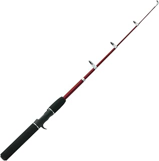 Zebco Z-Cast 5'6" Telescopic Casting Fishing Rod - Medium Power Portable Fiberglass Pole for Trout & Panfish