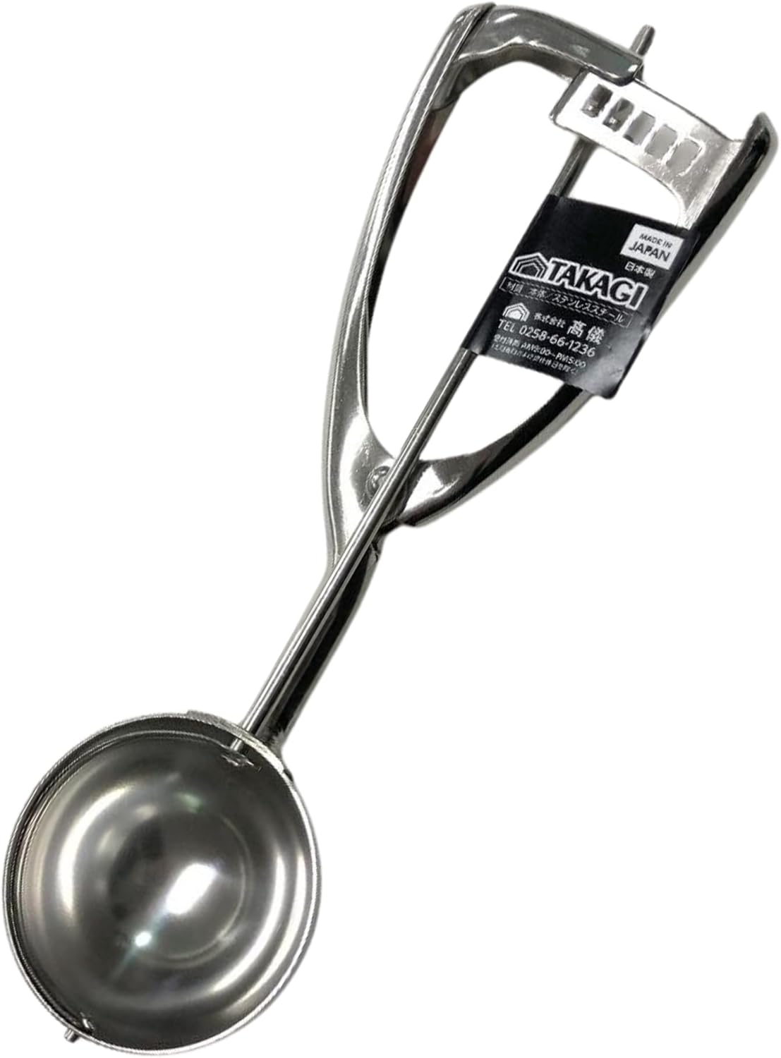 Takagi #14 Stainless Steel Ice Disher, 2.0 fl oz (60 cc), Made in Japan