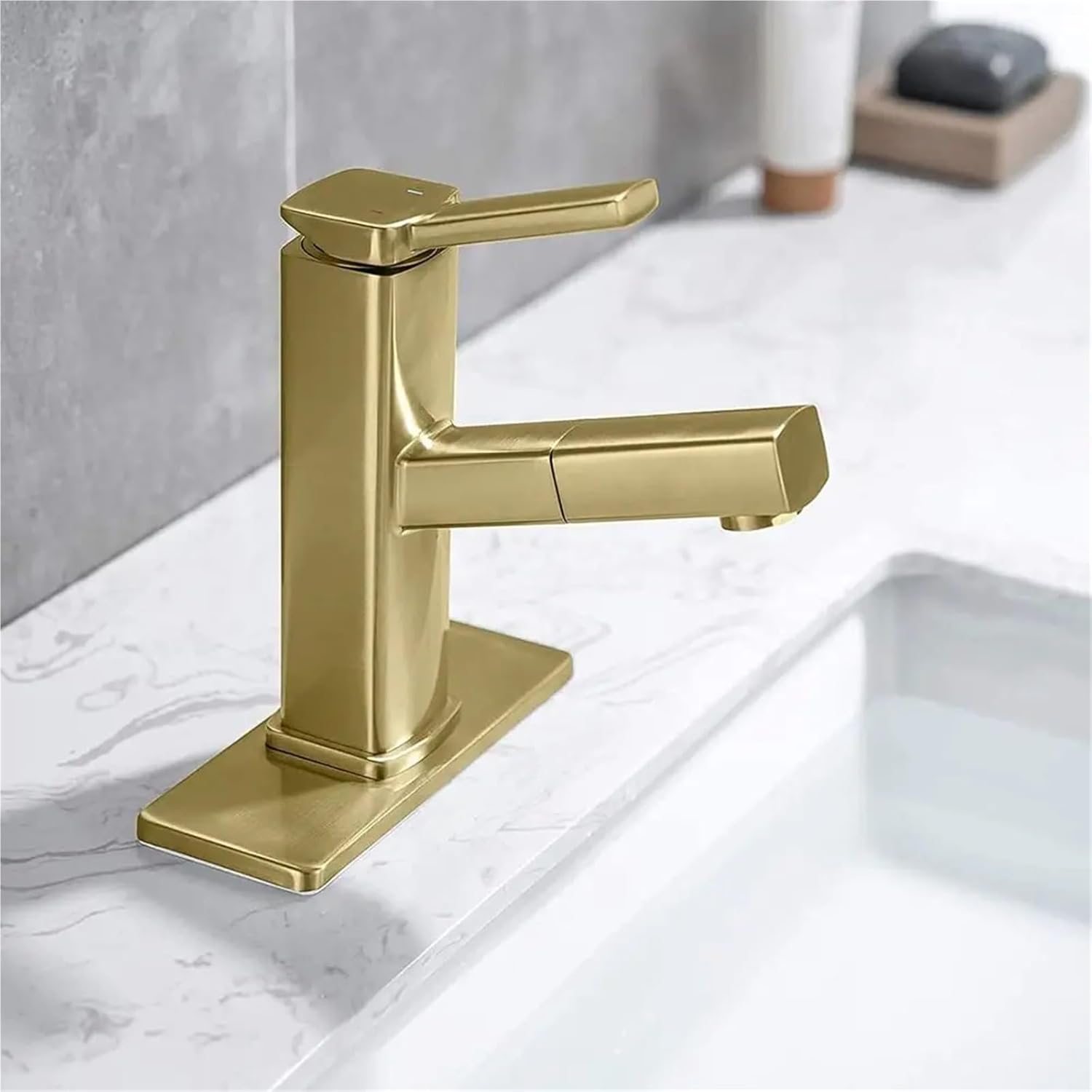 escutcheon plate 6 Pcs Faucet Plate Hole Cover Tap Deck Stainless Steel Bathroom Kitchen Escutcheon(6inch-Chrome)