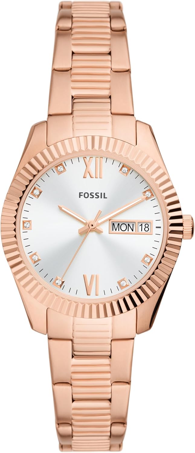 Fossil Women's Scarlette Mini Quartz Stainless Steel Three-Hand Watch