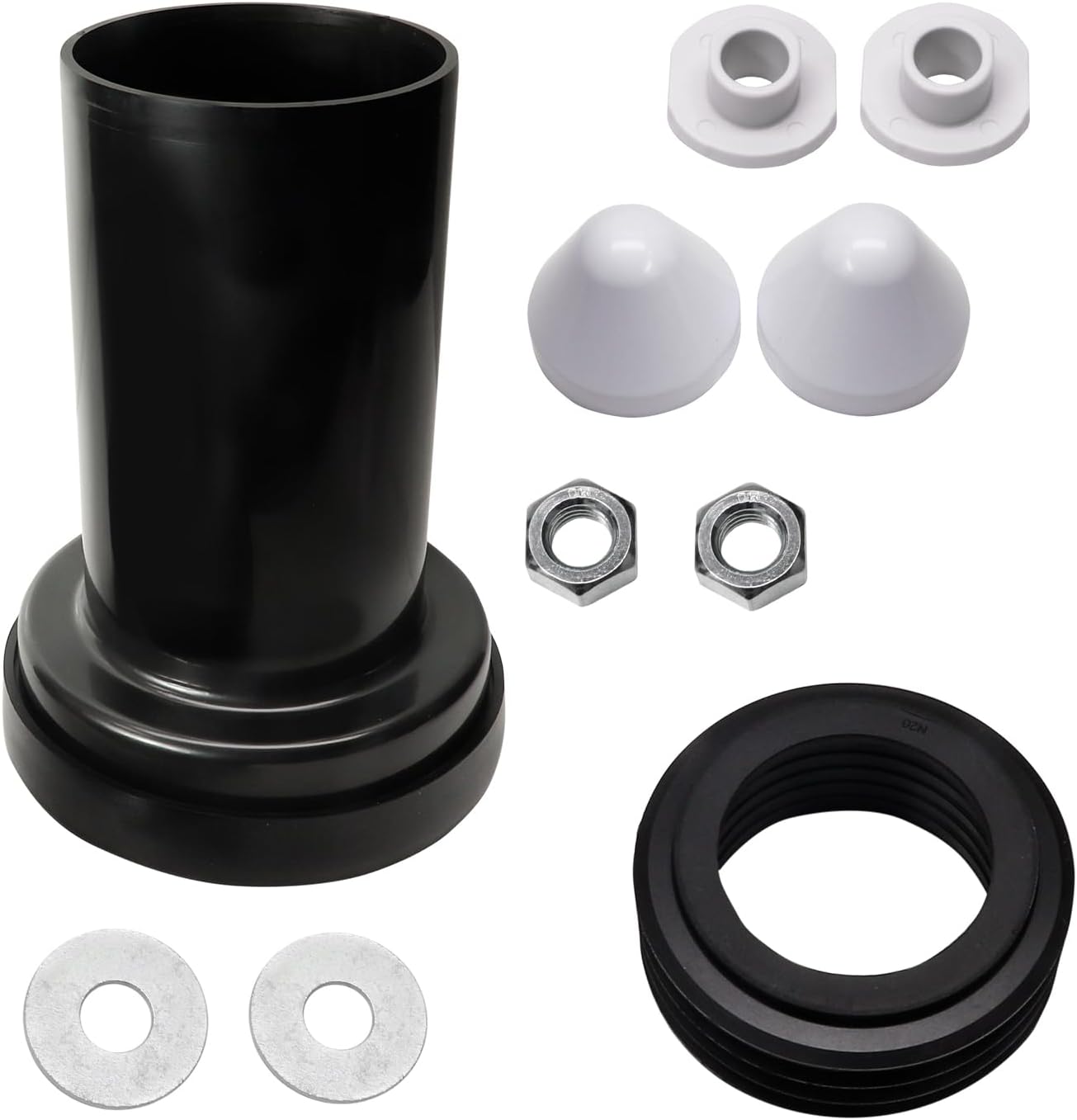 Wall Hung Toilet Concealed Cistern Drain Pipe Kit Compatible with Geberit 152.426.46.1, PP Rubber Material Easy Installation, Toilet Pipe Connector Bidet Parts