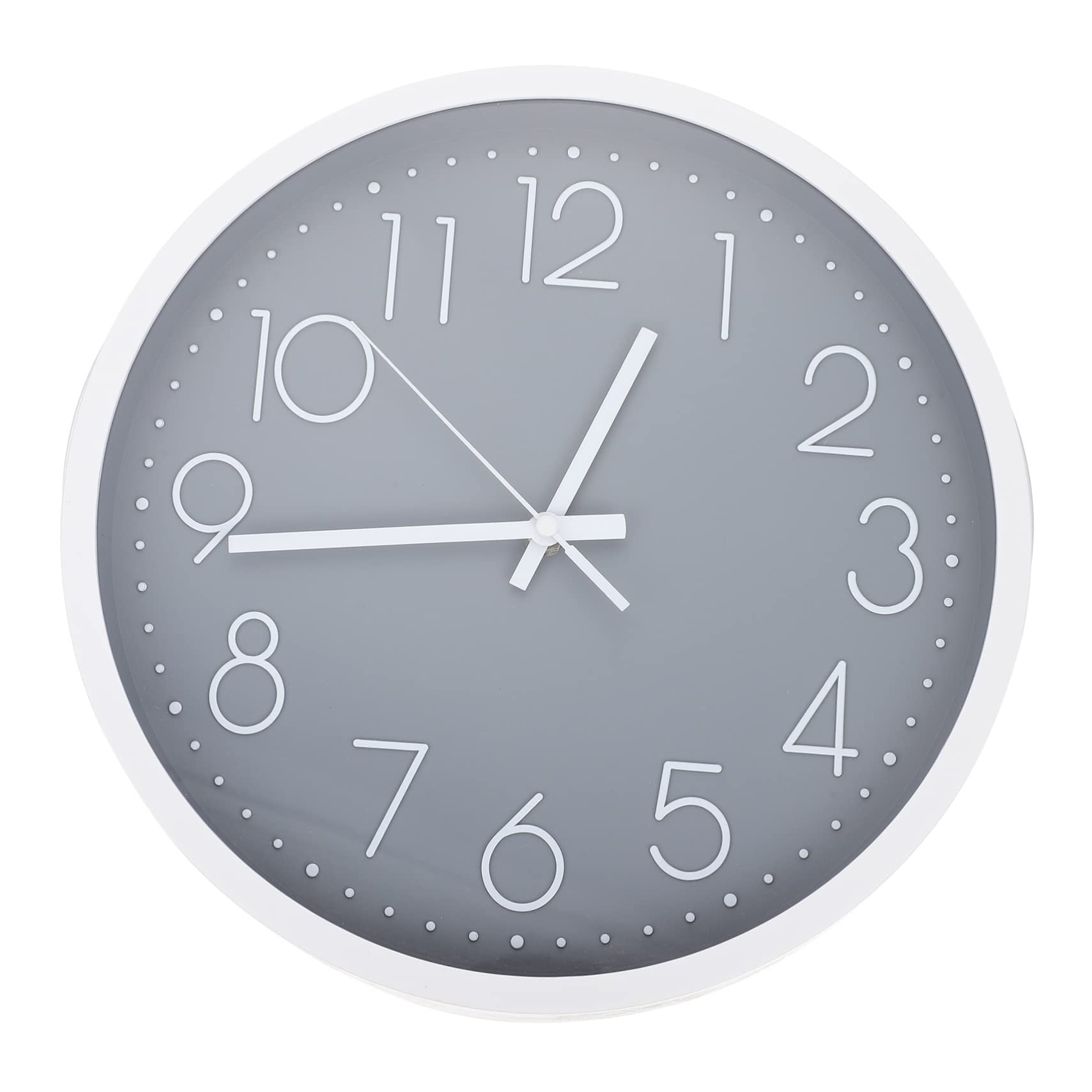 Horloge murale silencieuse 30 cm facile à lire pour fille et garçon