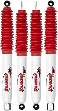 TrendsAuto Set of RS5000X Series Front & Rear Shocks fits 2005 2016 F250 Super Duty RWD with 0 Lift | Improves Handling & Performance | Built to Last | Includes TrendsAuto Decal