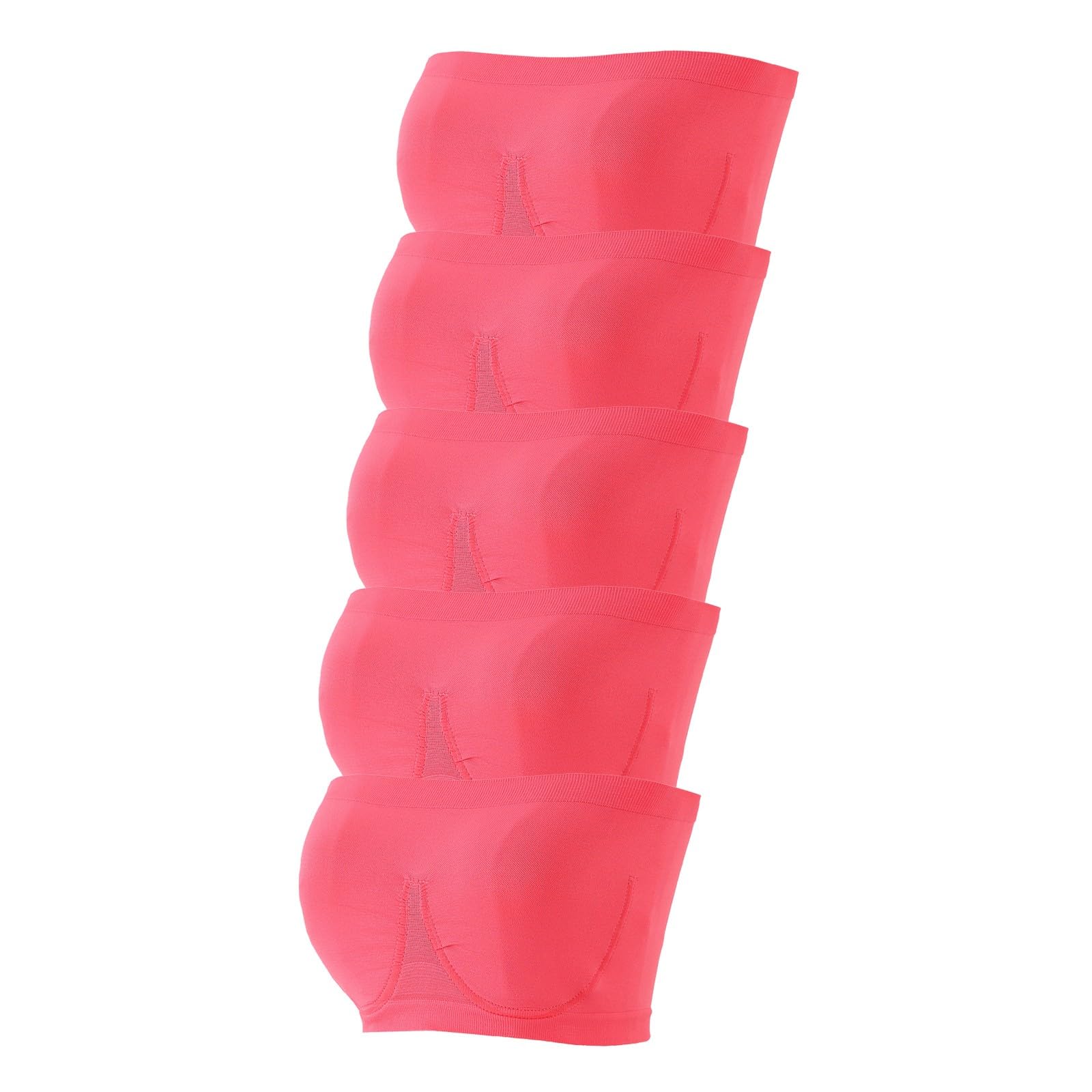 Brasier deportivo de mujer sin tirantes en pack de 5 piezas verdes de talla XL 8