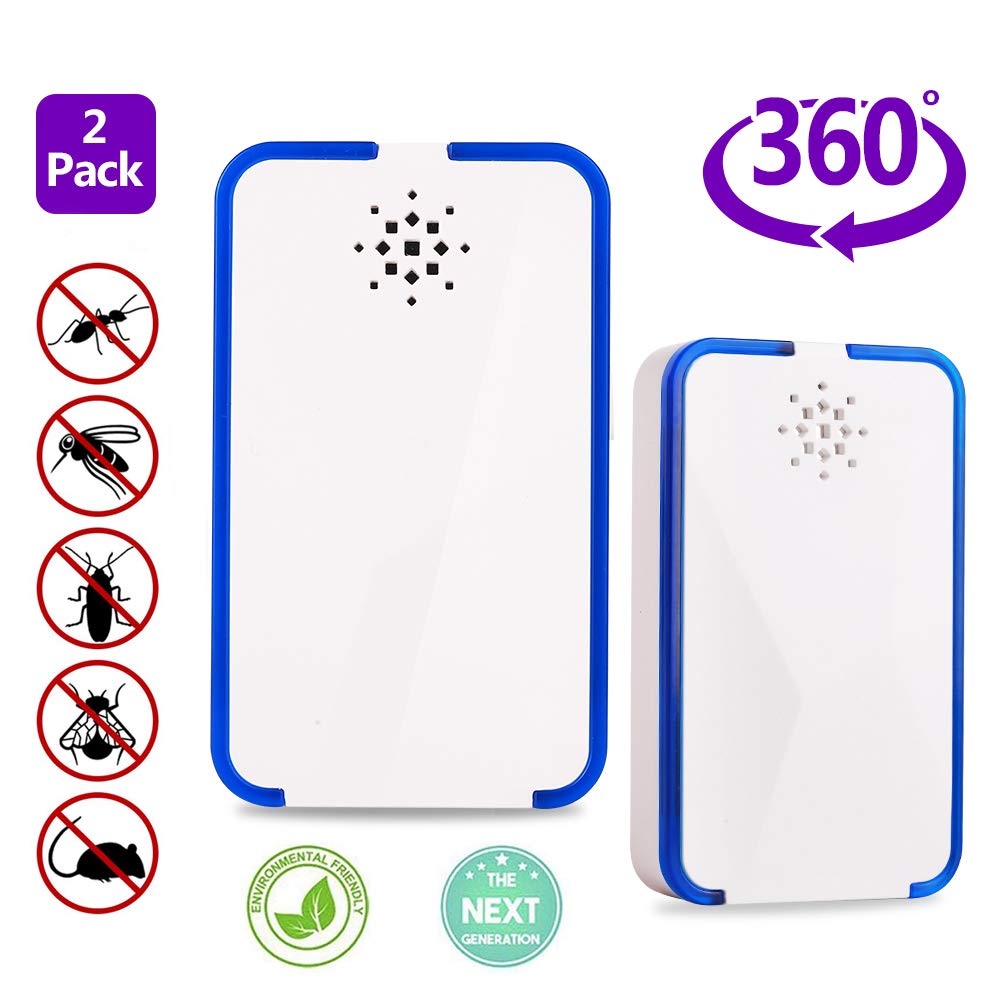 MASOMRUN Repelente Ultrasónico Mosquitos 2019 Control de Plagas ...