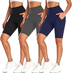 we fleece 3 Pack Biker Shorts for Women-8"/5" High Waisted Workout Running Athletic Yoga Gym Womens Short Pants