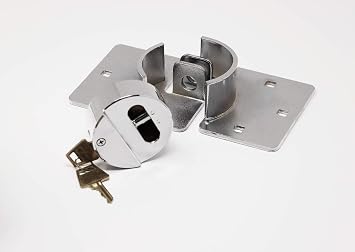 Maypole Heavy Duty Security Lock Suitable for Vans, Sheds & Garages Rust Resistant Chrome 2 kg
