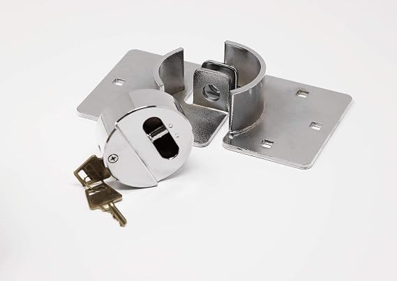 Maypole Heavy Duty Security Lock Suitable for Vans, Sheds & Garages Rust Resistant Chrome 2 kg