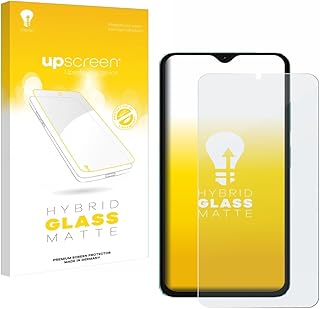 upscreen Matte Screen Protector Glass Film compatible with Oscal C70 - Anti-Glare, Anti-Fingerprint, 9H Glass Protection