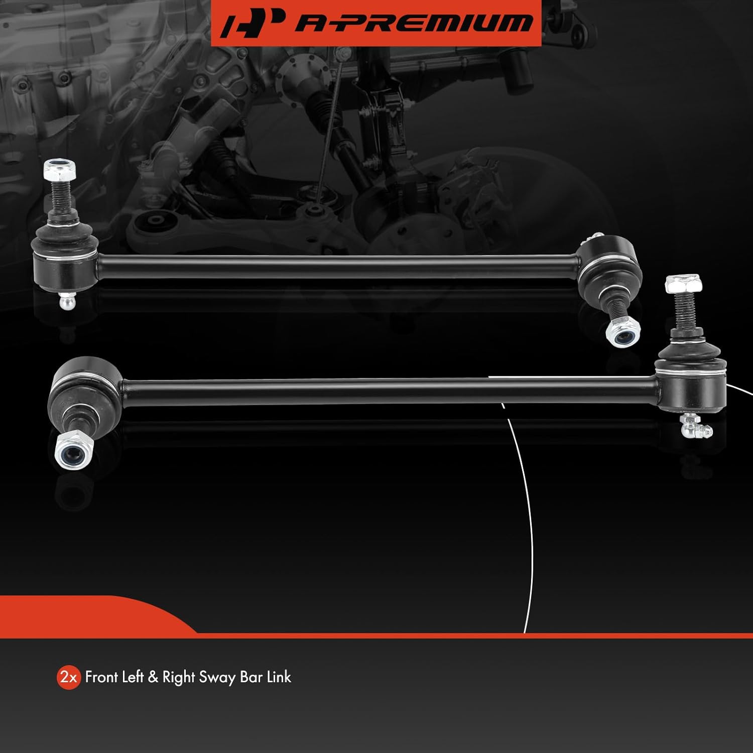 A-Premium 2 x Front Sway Bar Links Stabilizer Bar Links, Compatible with Chevrolet Lumina 1995-1997 & Pontiac G8 2008-2009