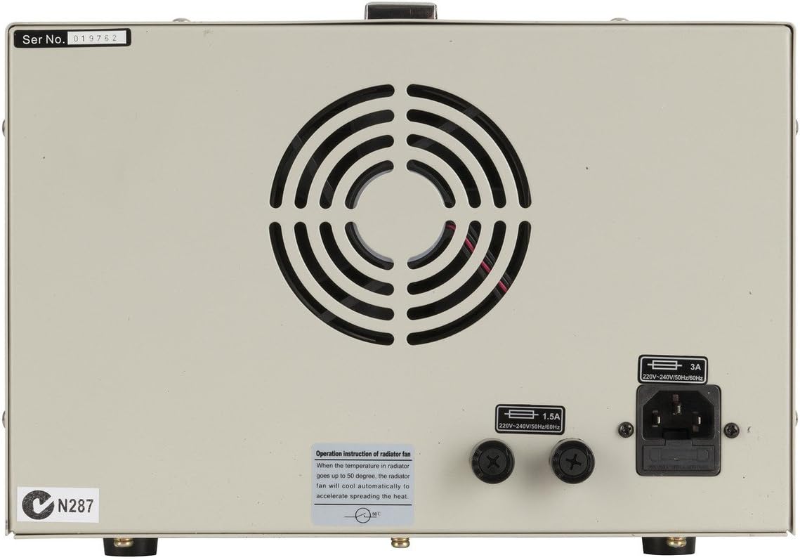 Арткы view of the Powertech MP3087 Dual Output Laboratory Power Supply